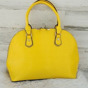 TIFFANY & FRED LEATHER DOME STRUCTURED BAG